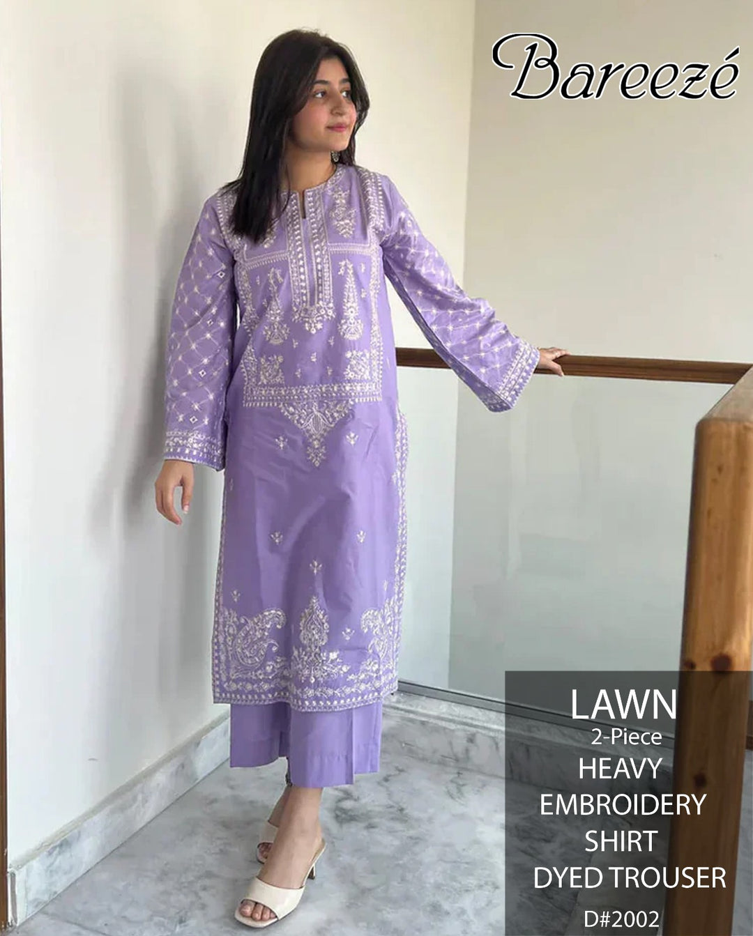 Breeze-Lawn 2 PC Embroidery-LP