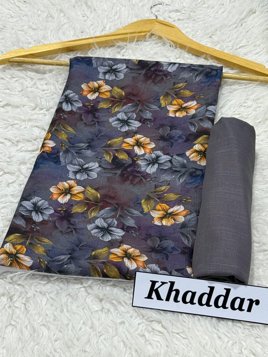 KHADDAR Digital Print 2pc 2025