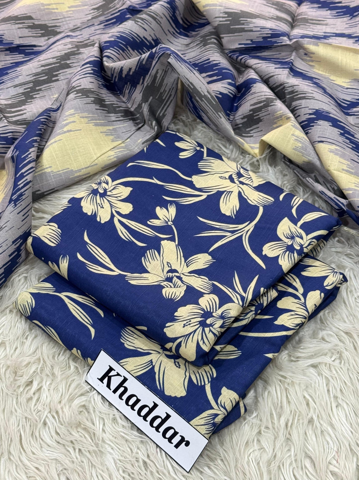 KHADDAR Digital Print 3pc 2025