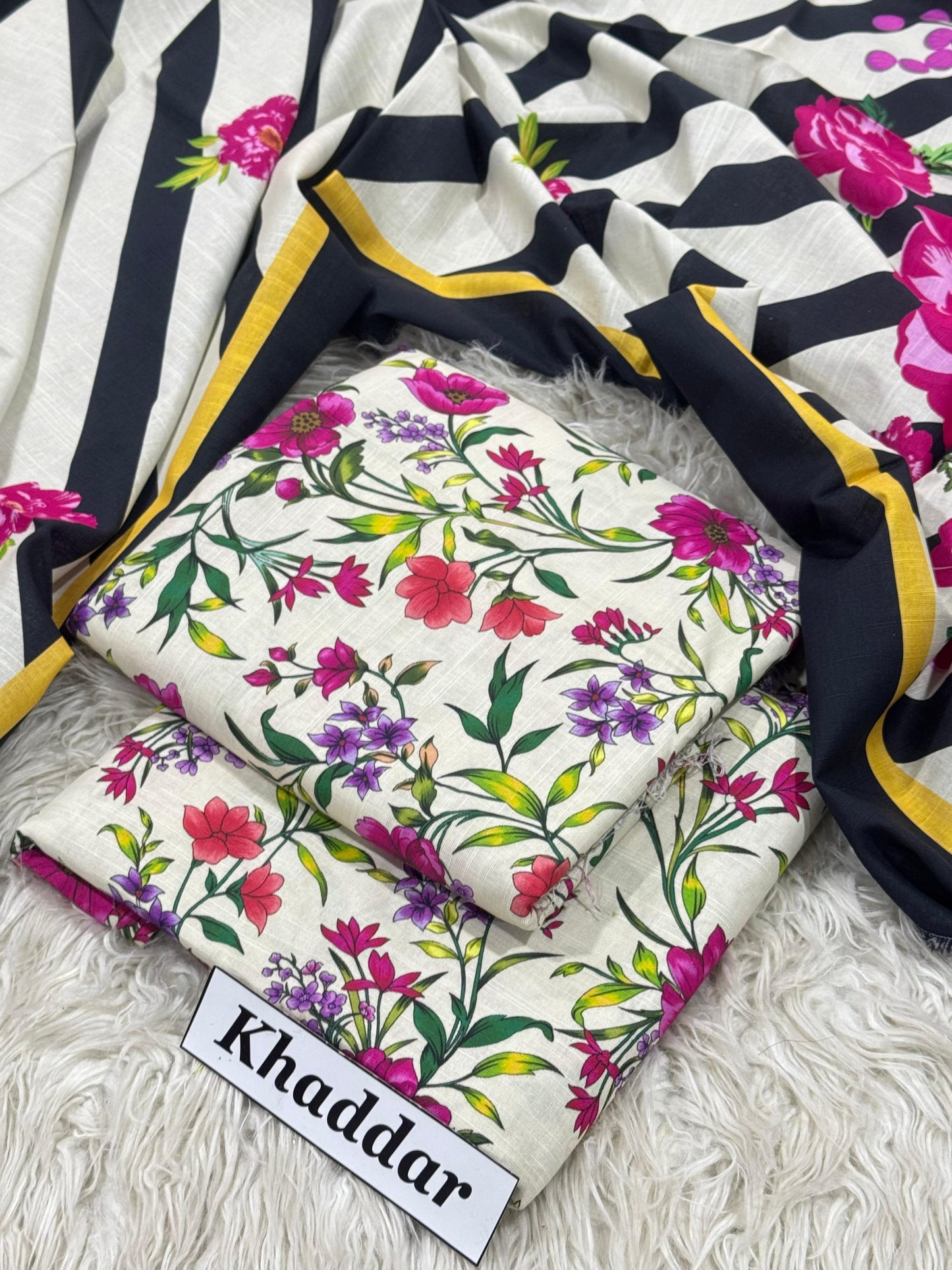 KHADDAR Digital Print 3pc 2025