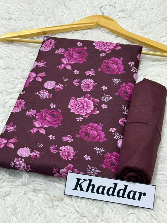 KHADDAR Digital Print 2pc 2025