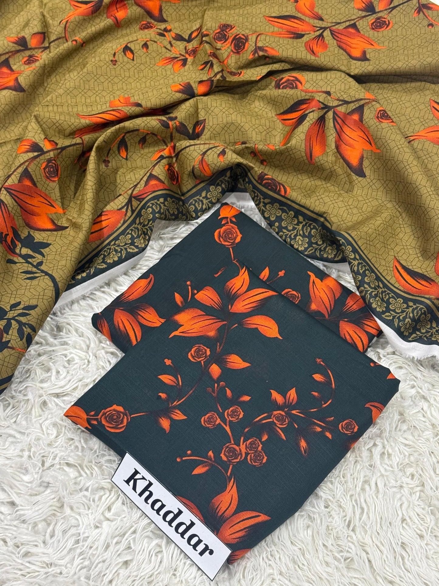 KHADDAR Digital Print 3pc 2025