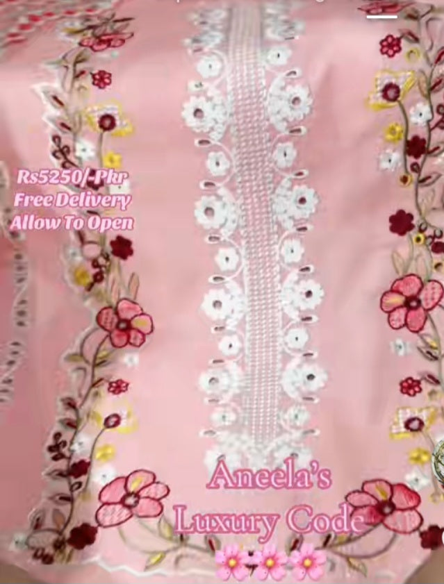 3 Piece - Embroidered Lawn Suit
