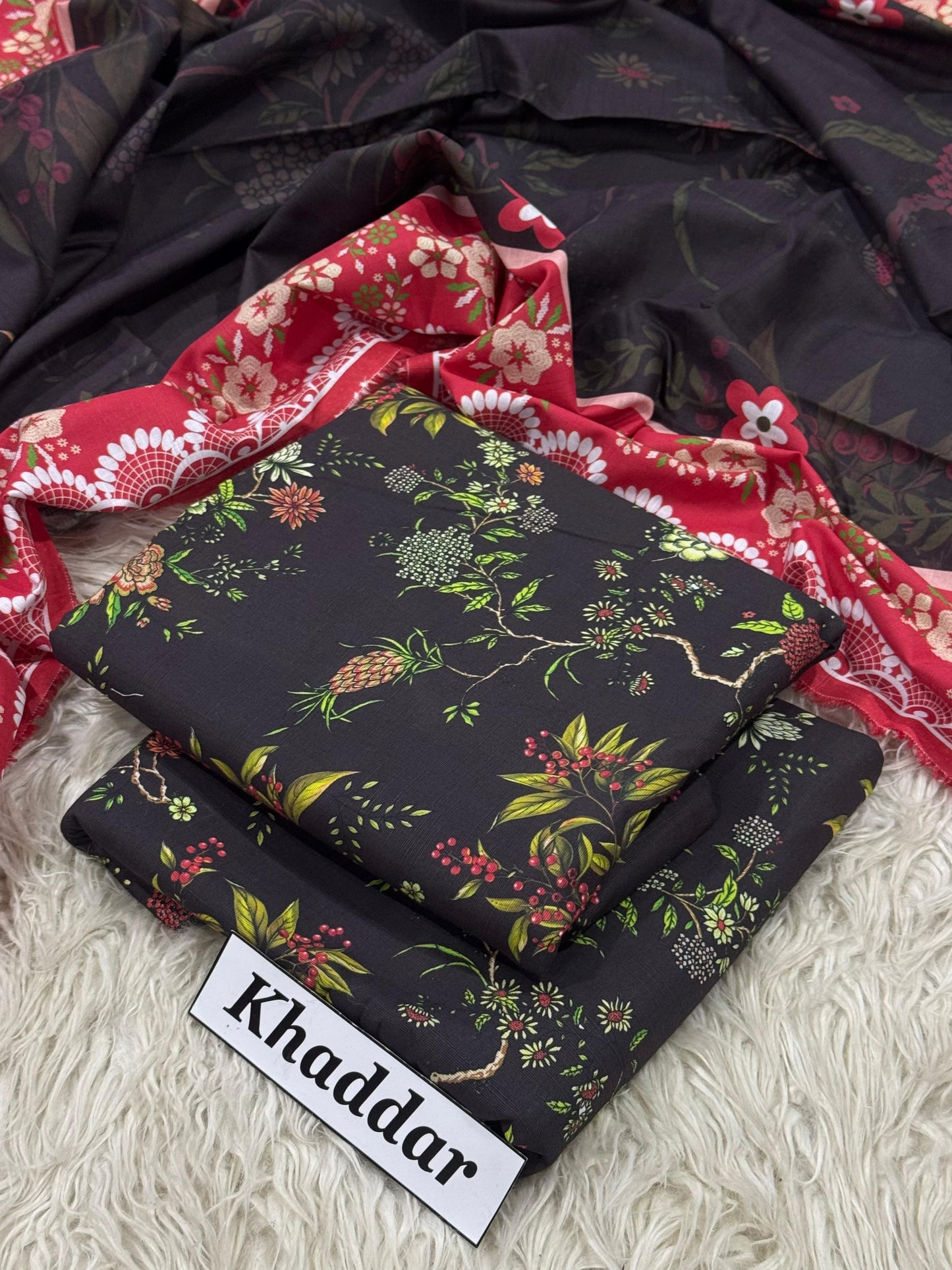 KHADDAR Digital Print 3pc 2025
