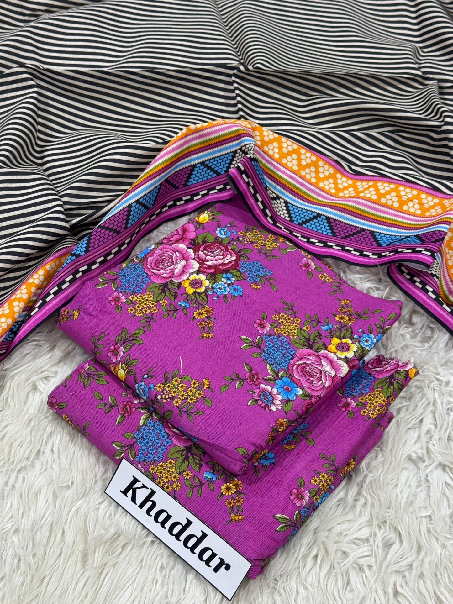 KHADDAR Digital Print 3pc 2025