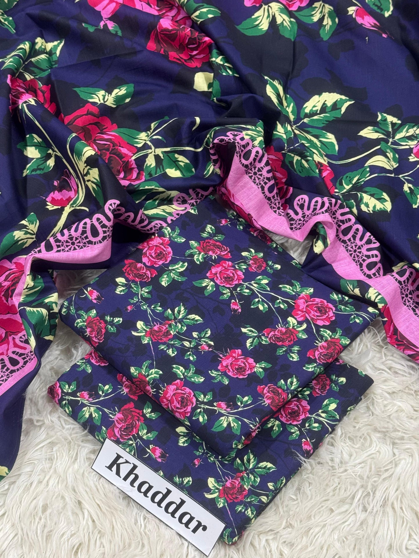 KHADDAR Digital Print 3pc 2025