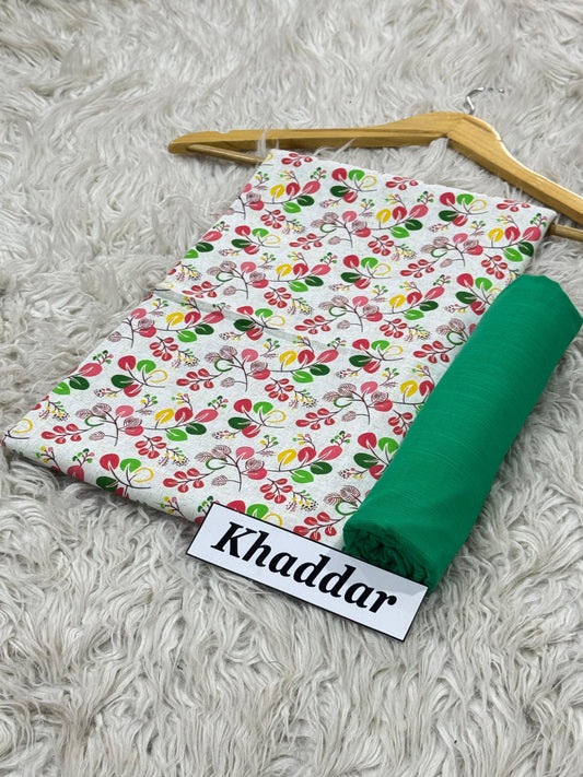 KHADDAR Digital Print 2pc 2025