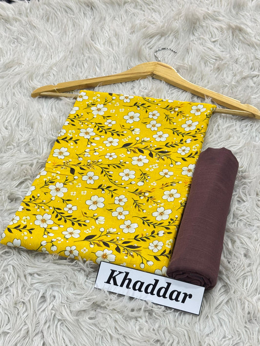 KHADDAR Digital Print 2pc 2025