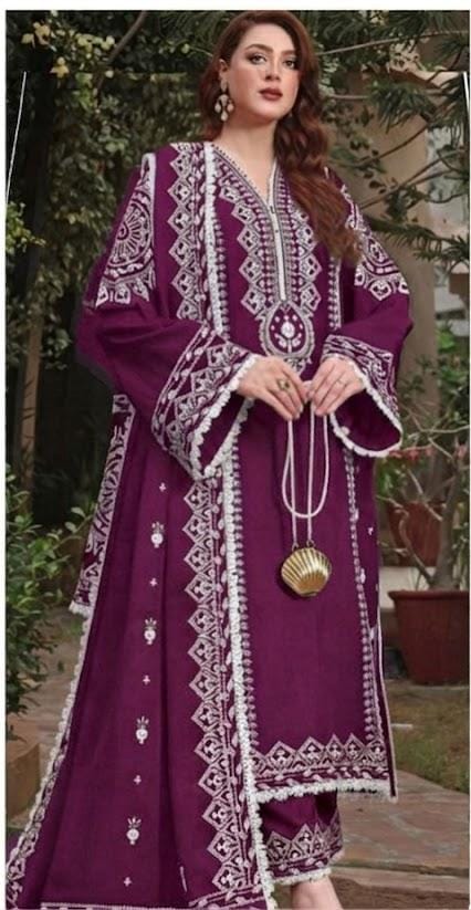 Embroidered 3pc Aneela's