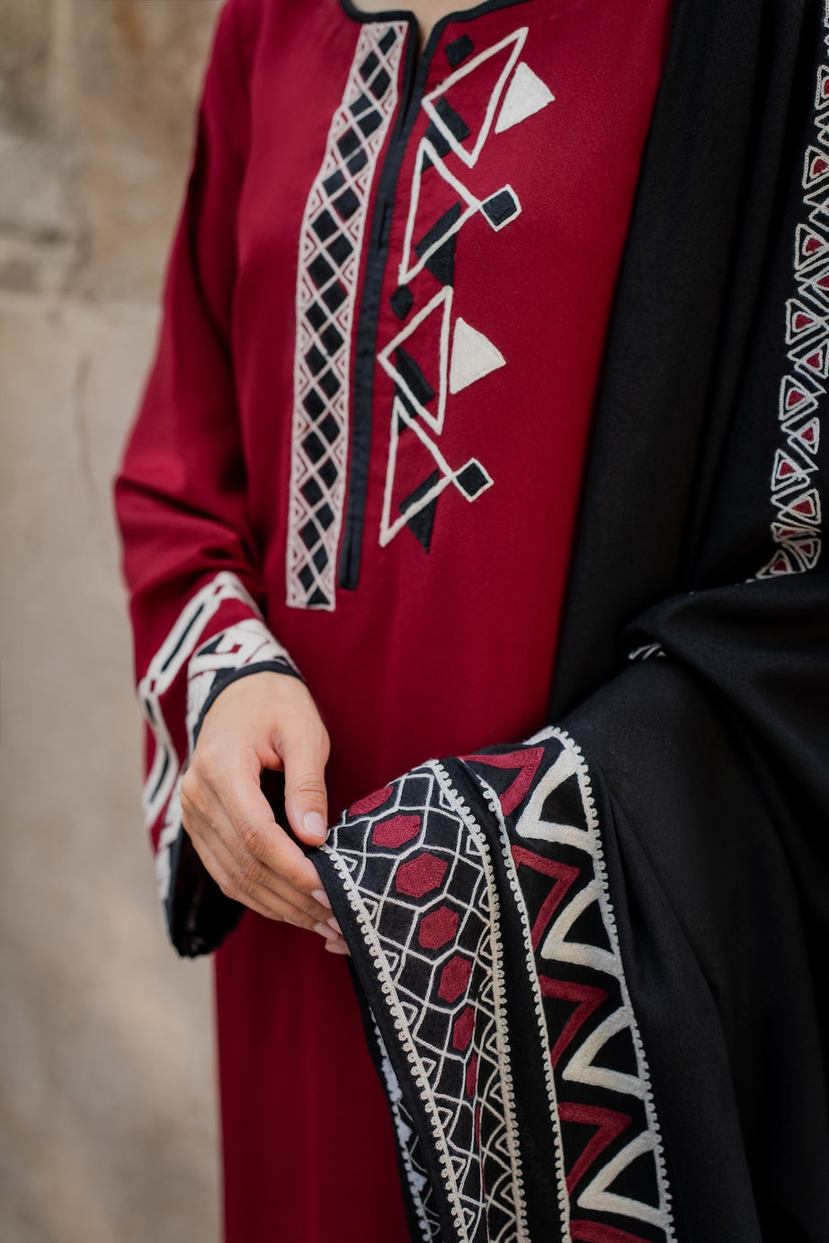 Charizma Dhanak 3 pc Embroidery with Printed Shawl