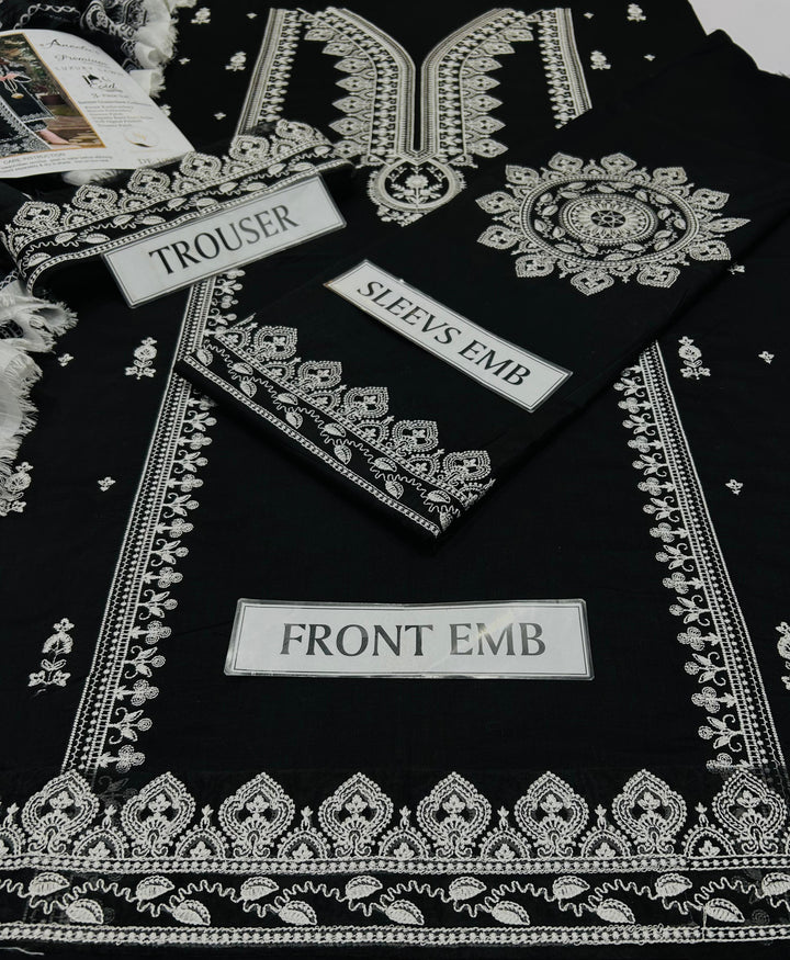 Embroidered 3pc Aneela&