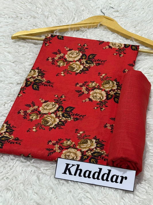 KHADDAR Digital Print 2pc 2025