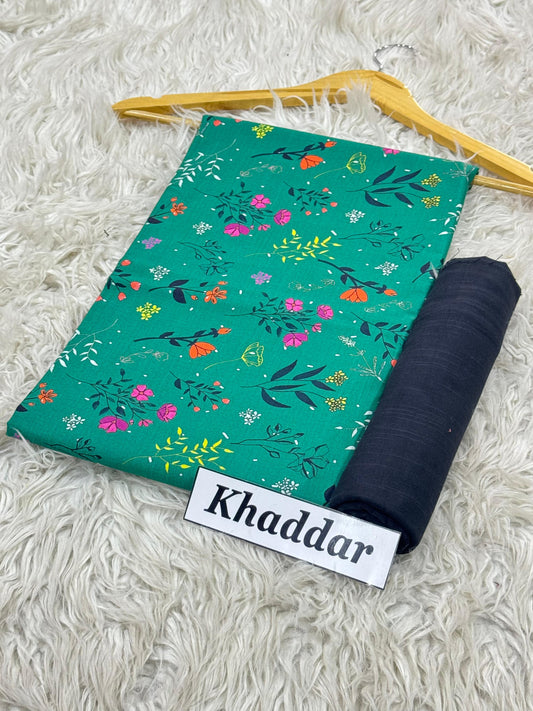 KHADDAR Digital Print 2pc 2025