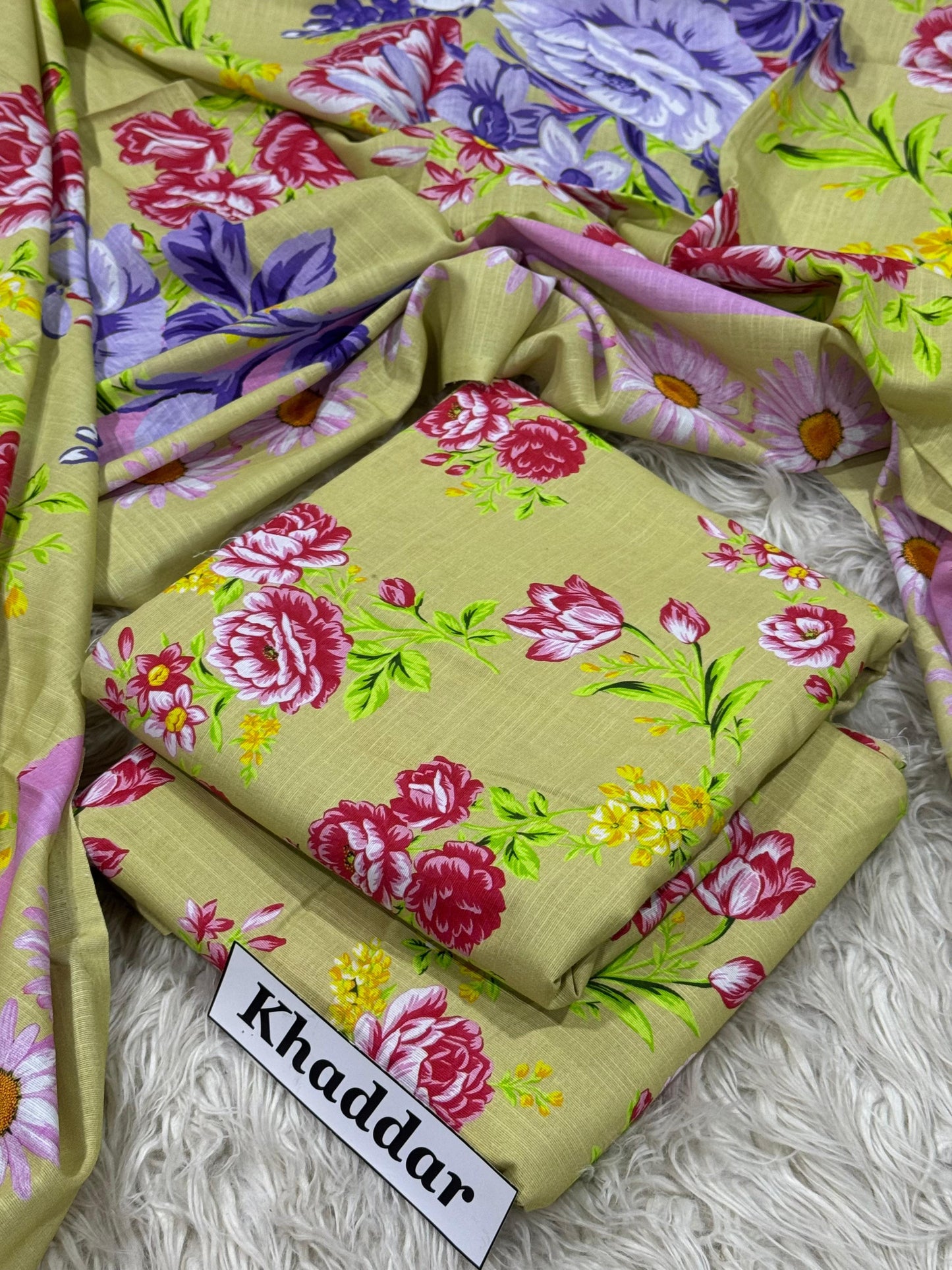 KHADDAR Digital Print 3pc 2025