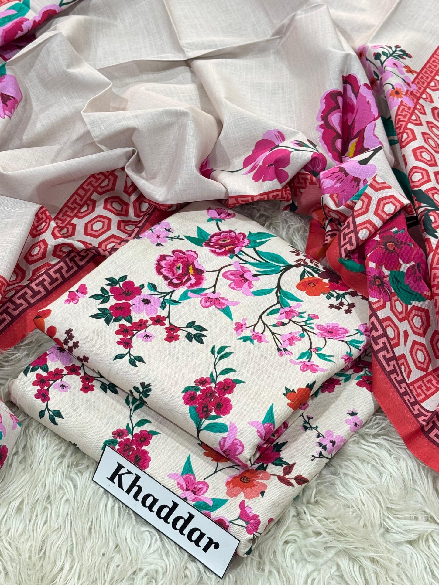 KHADDAR Digital Print 3pc 2025