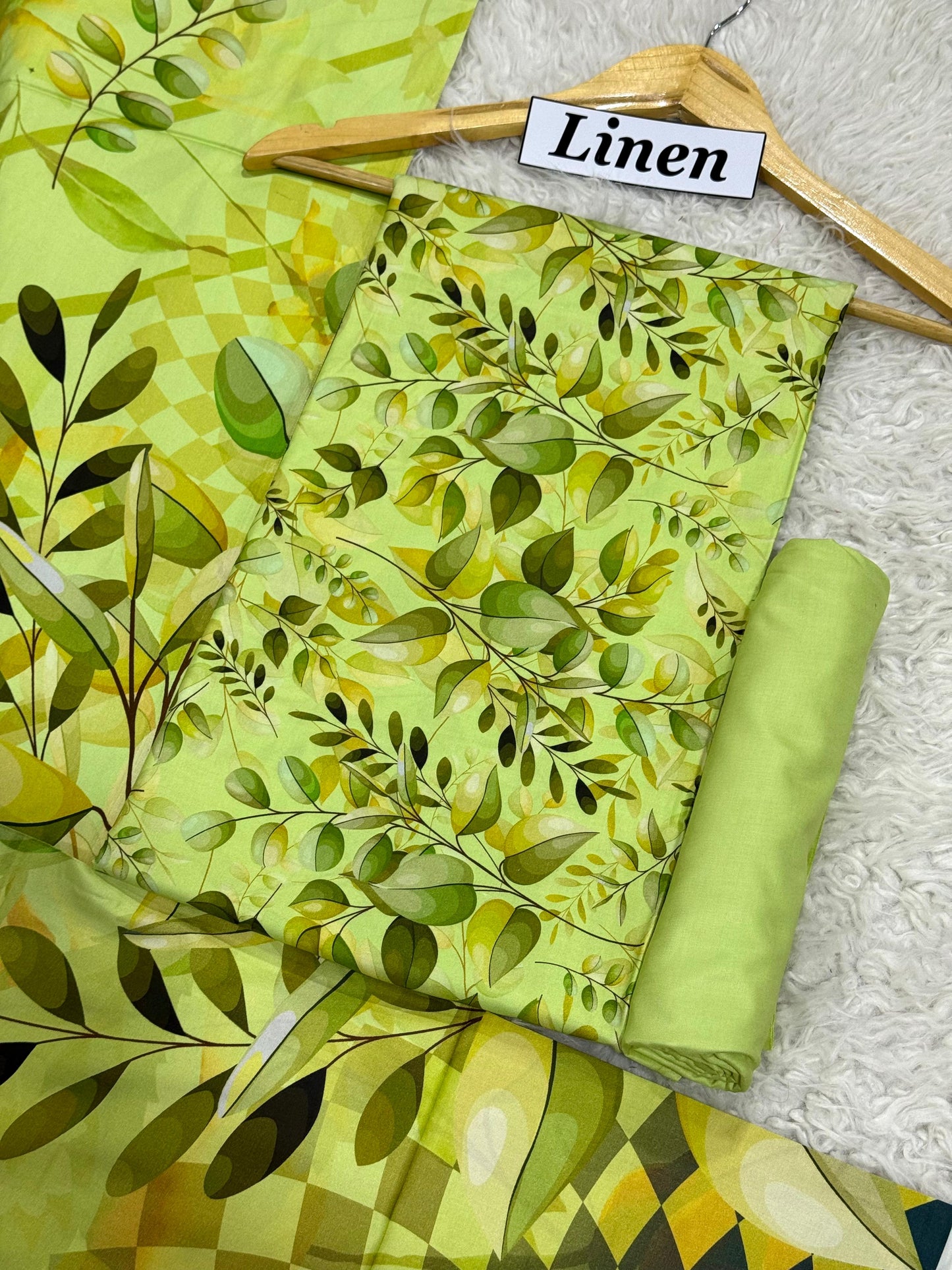 Linen Printed 3pc D-36