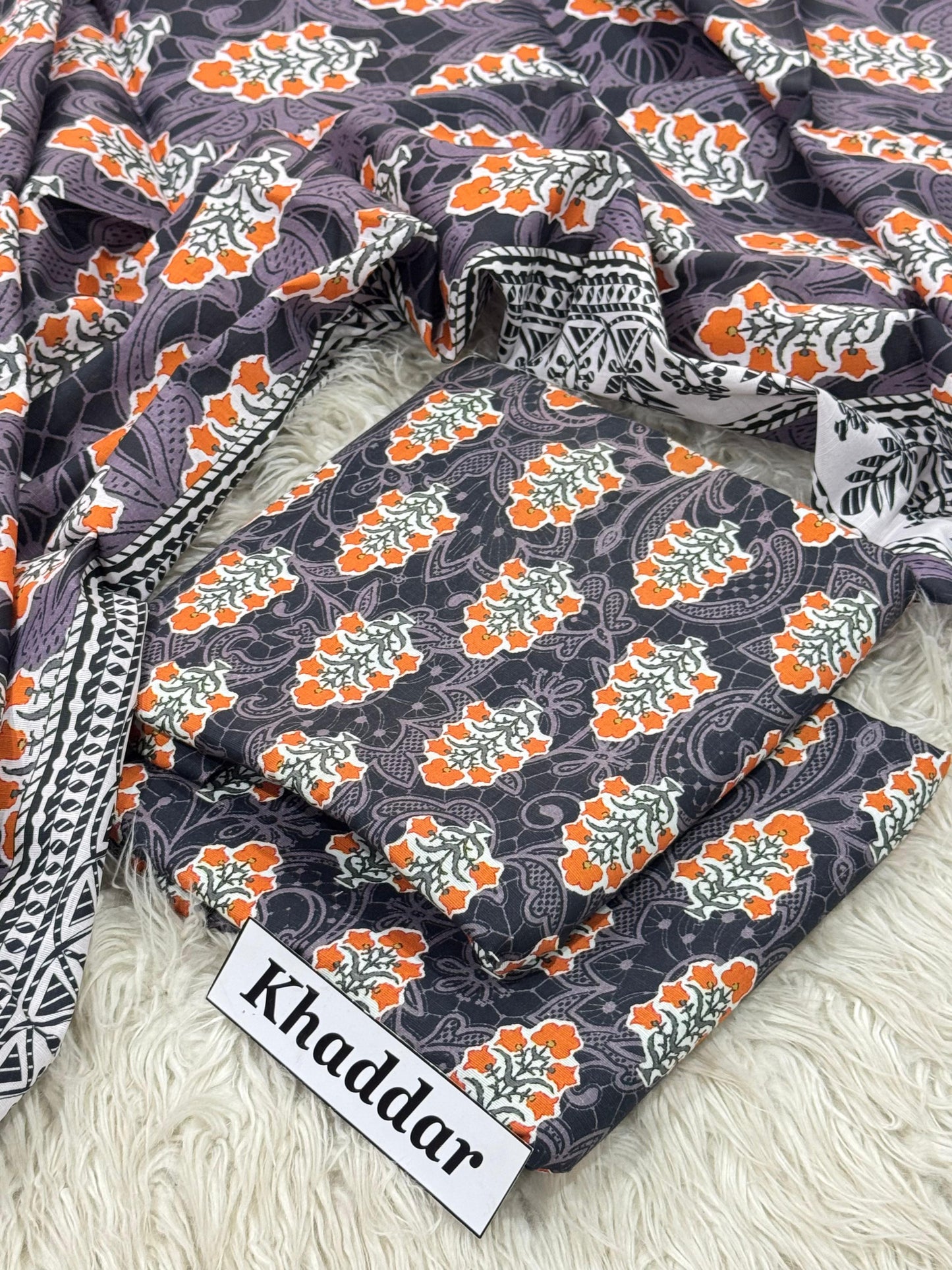 KHADDAR Digital Print 3pc 2025