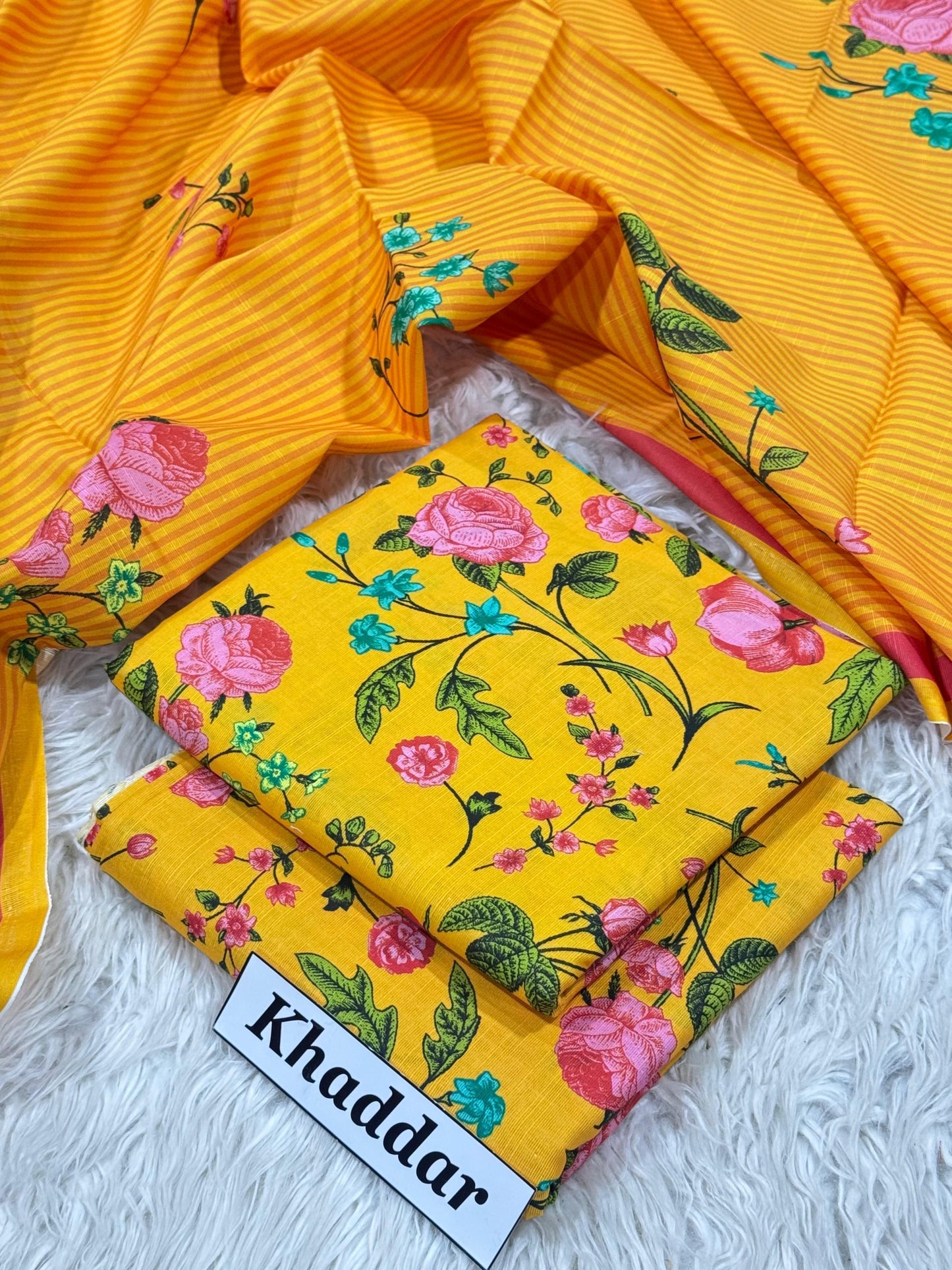 KHADDAR Digital Print 3pc 2025