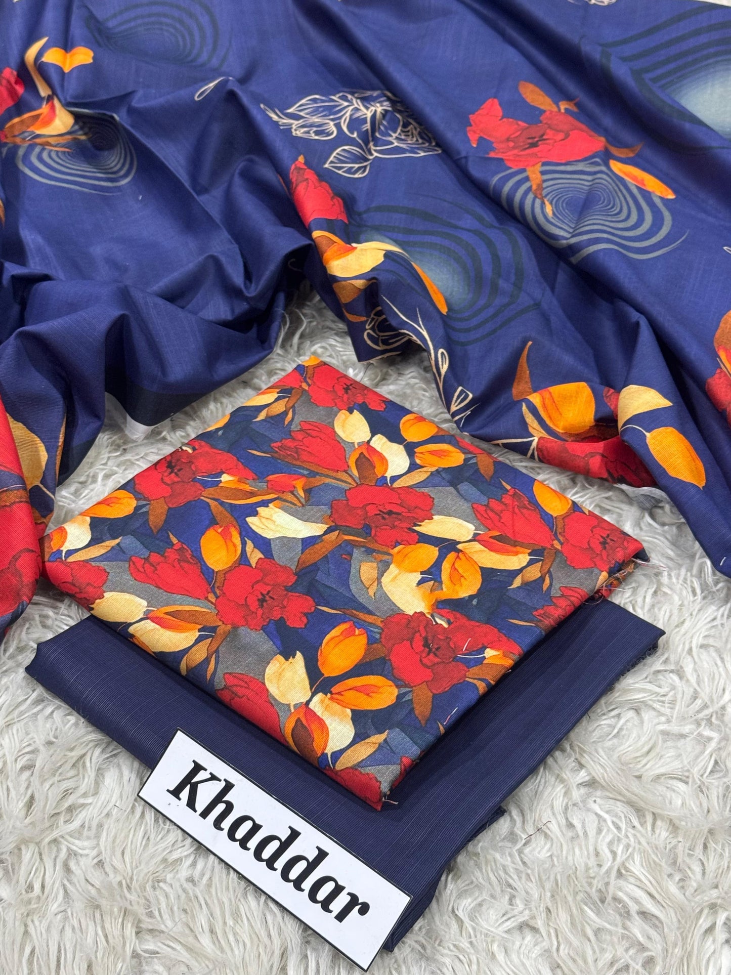 KHADDAR Digital Print 3pc 2025